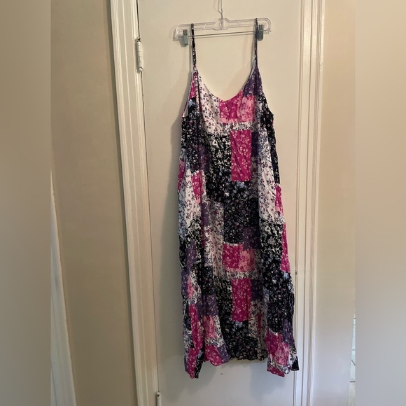 Andree by Unit Boho Floral Patchwork Maxi Dress New With Tags Size 3X - Picture 2 of 12
